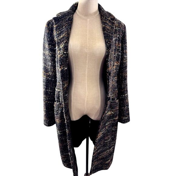 "ENZO ANGIOLINI" Wool Womens Trench Coat, SZ M, Quiet Luxury, Old Money, Rustic - Picture 2 of 14